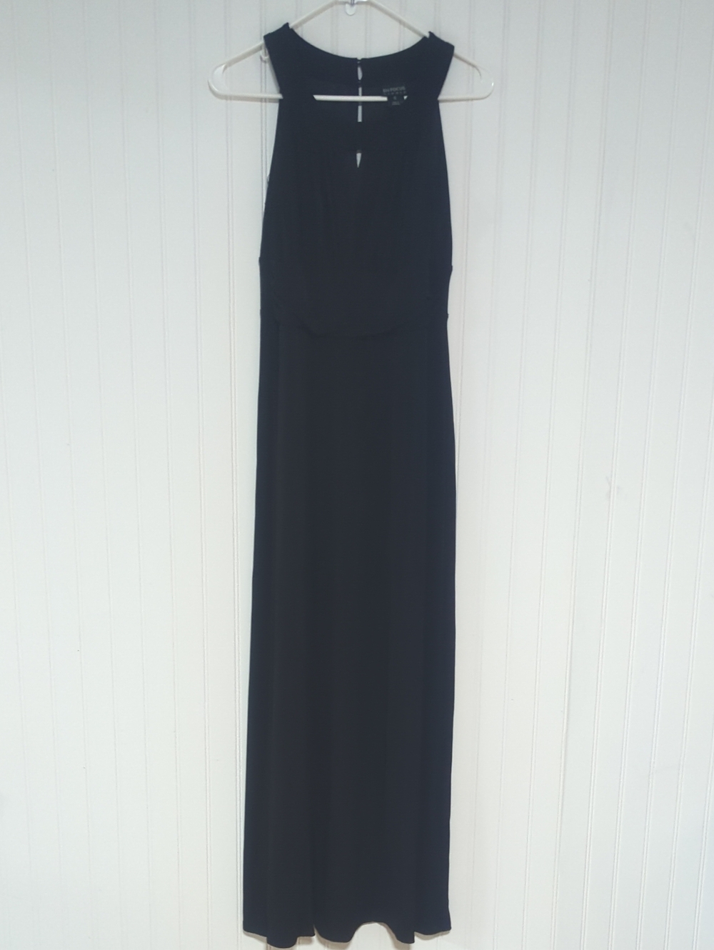 Enfocus Studio Black Sleeveless Maxi Dress